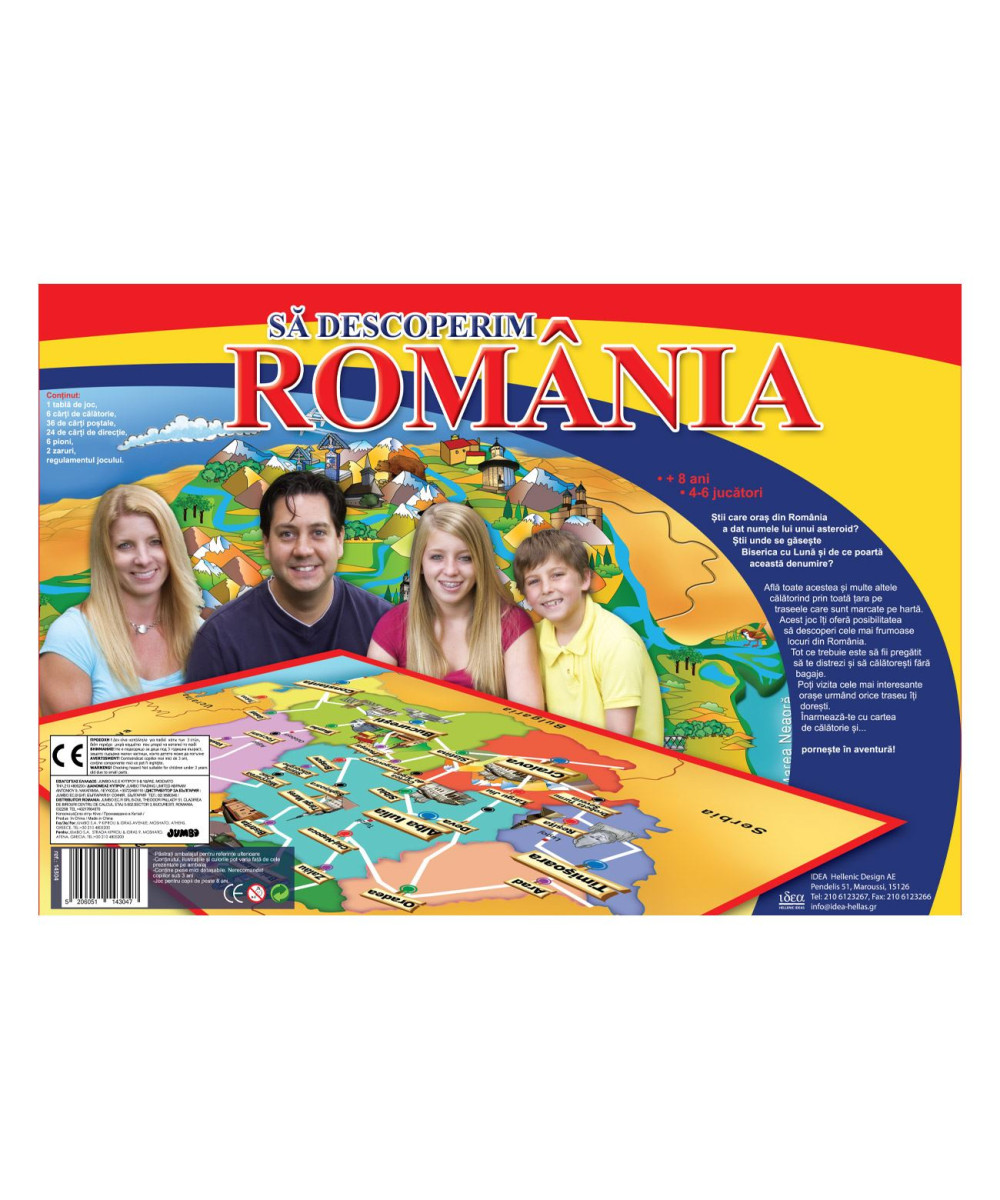 Joc De Societate ”sa Descoperim Romania”