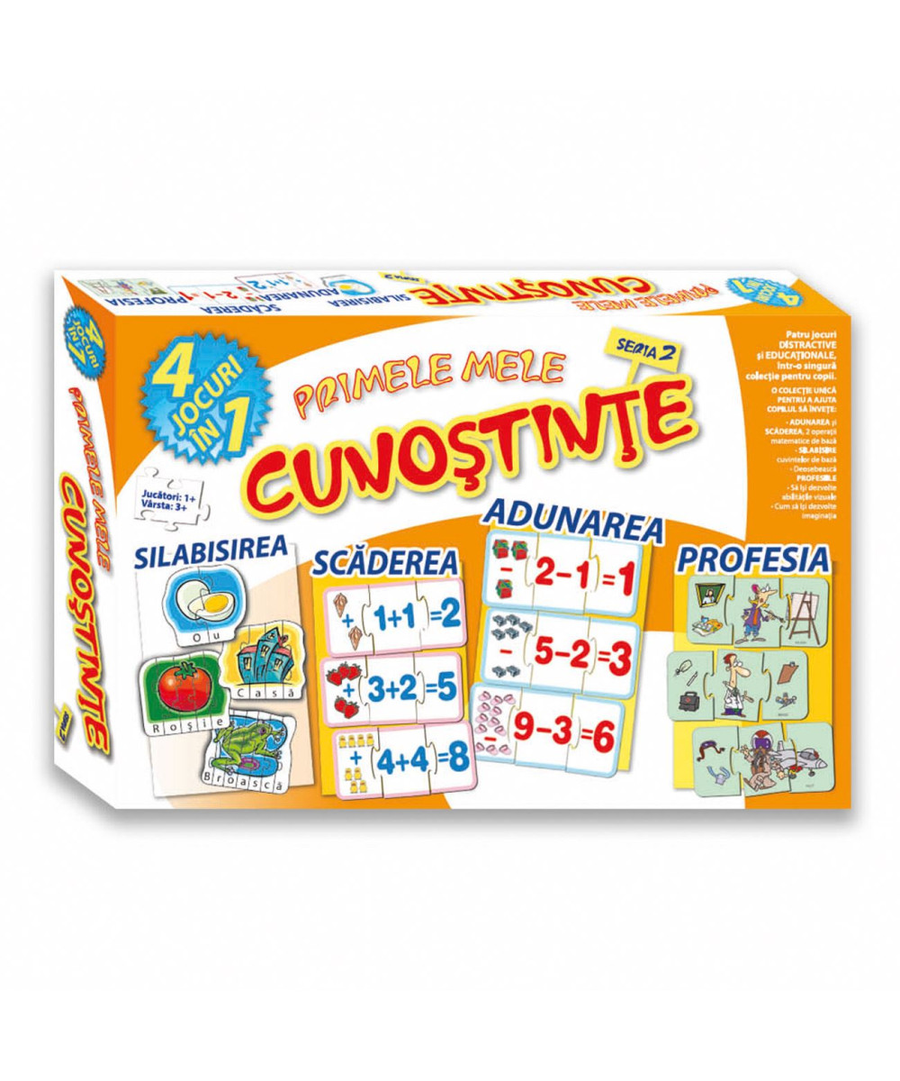 Joc De Societate Educativ ”primele Mele Cunostinte” 4in1 Seria 2