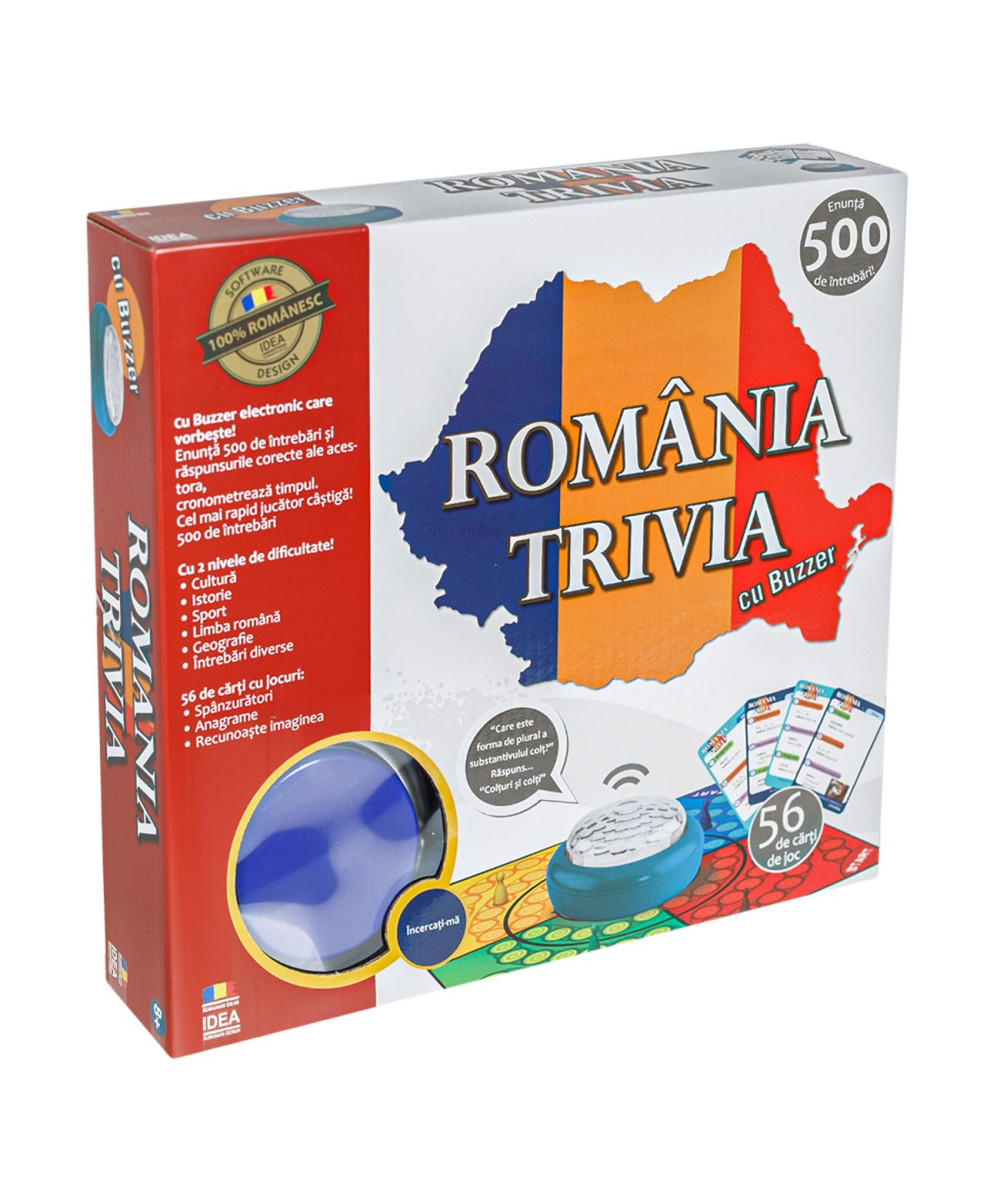 Joc De Societate Romania Trivia Cu Buzzer
