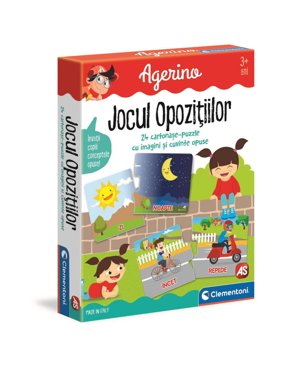 Joc Educativ Agerino - Jocul Opozițiilor | Puzzle Interactiv pentru Concepte Opuse
