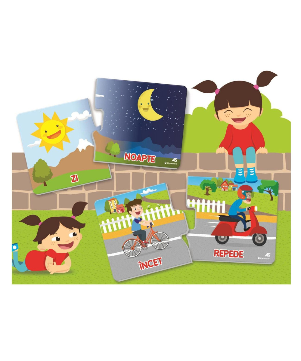 Joc Educativ Agerino - Jocul Opozițiilor | Puzzle Interactiv pentru Concepte Opuse
