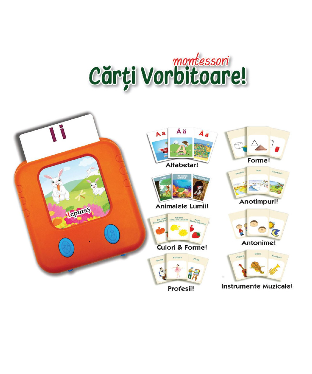 Joc De Societate Educativ Electronic ”carti Vorbitoare” Montessori