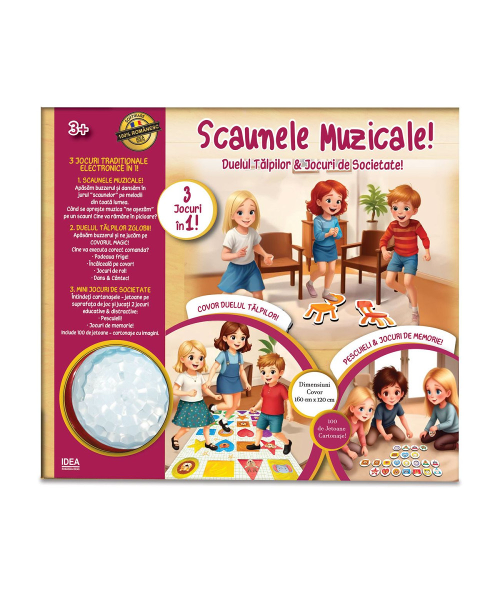 Joc De Societate Scaunele Muzicale & Duelul Talpilor