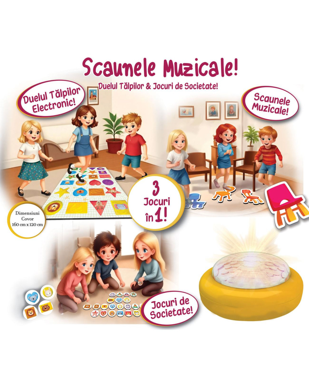 Joc De Societate Scaunele Muzicale & Duelul Talpilor