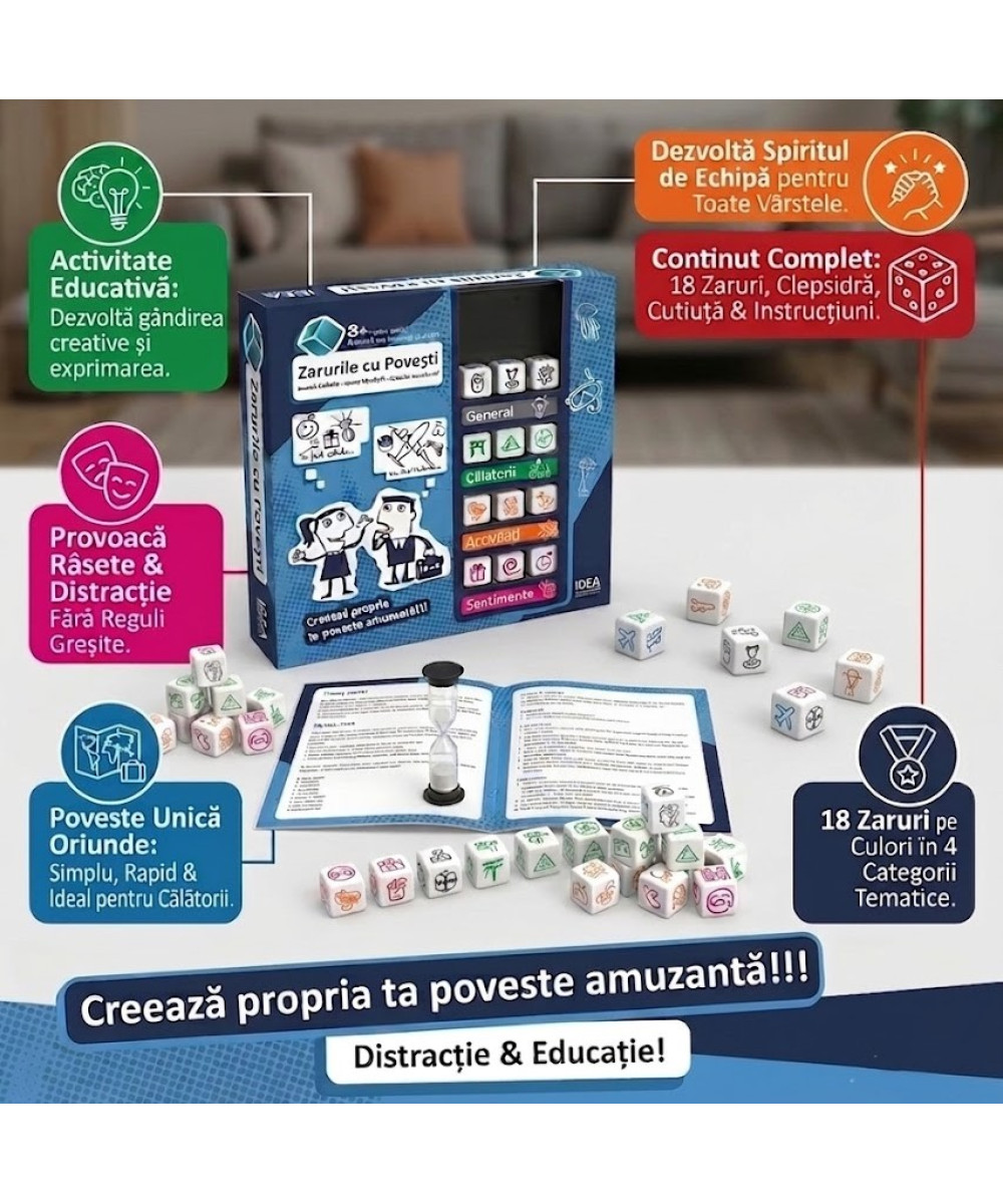 Zarurile cu Povești – Jocul Educational care Transformă Imaginația Copilului tău în Aventura Vietii