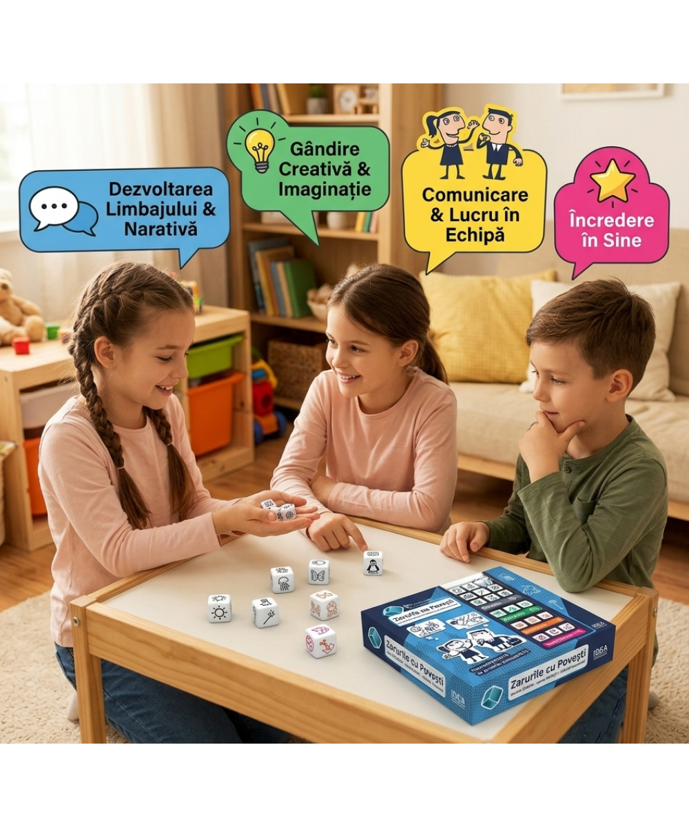 Zarurile cu Povești – Jocul Educational care Transformă Imaginația Copilului tău în Aventura Vietii