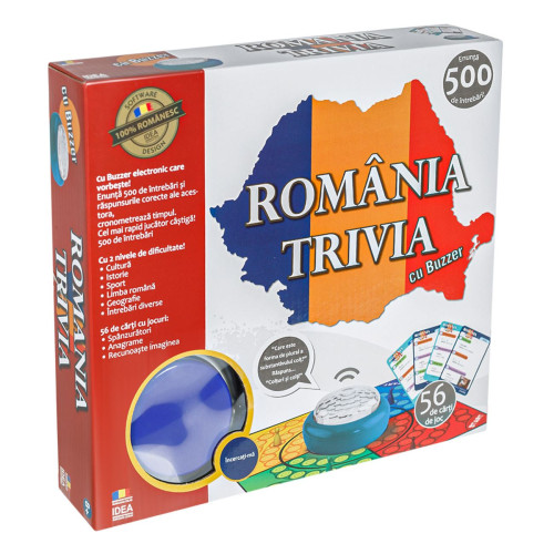 Joc De Societate Romania Trivia Cu Buzzer