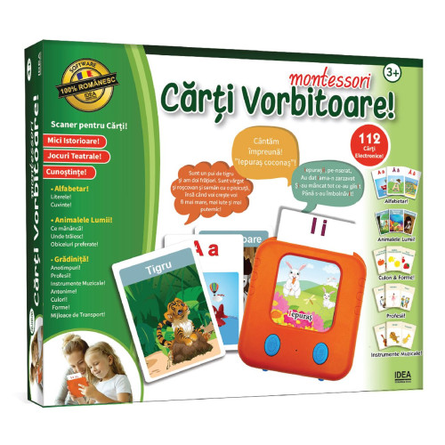 Joc De Societate Educativ Electronic ”carti Vorbitoare” Montessori
