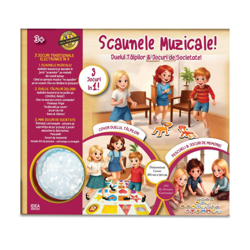 Joc De Societate Scaunele Muzicale & Duelul Talpilor
