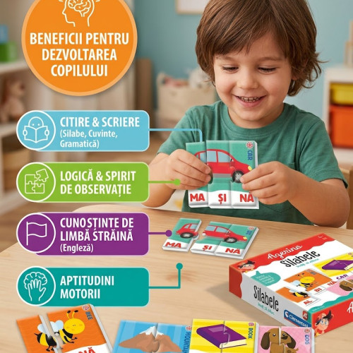 Joc Educativ Agerino - Silabele | Împărțirea în Silabe și Primele Cuvinte